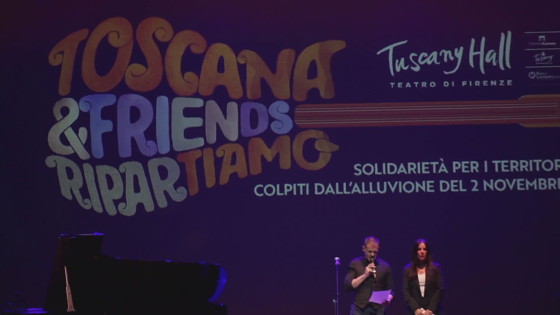 Alluvione, 69mila euro dal concerto "Toscana & Friends"