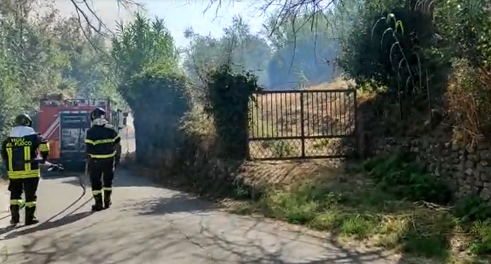 ​Incendio alle porte di Pistoia