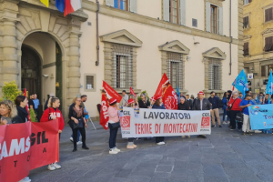 Firenze: Terme, presidio davanti alla Regione
